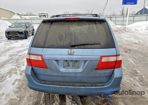 2005 Honda Odyssey Ex z USA, uszkodzony, nr VIN 5FNRL38455B125639